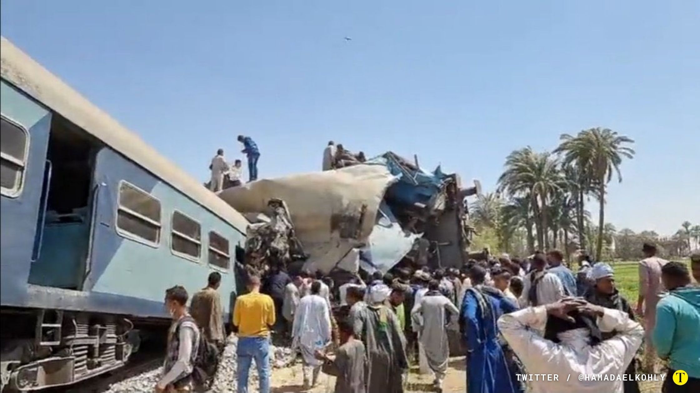 Egipto: Accidente ferroviario dejó hasta el momento 32 fallecidos y 86 heridos