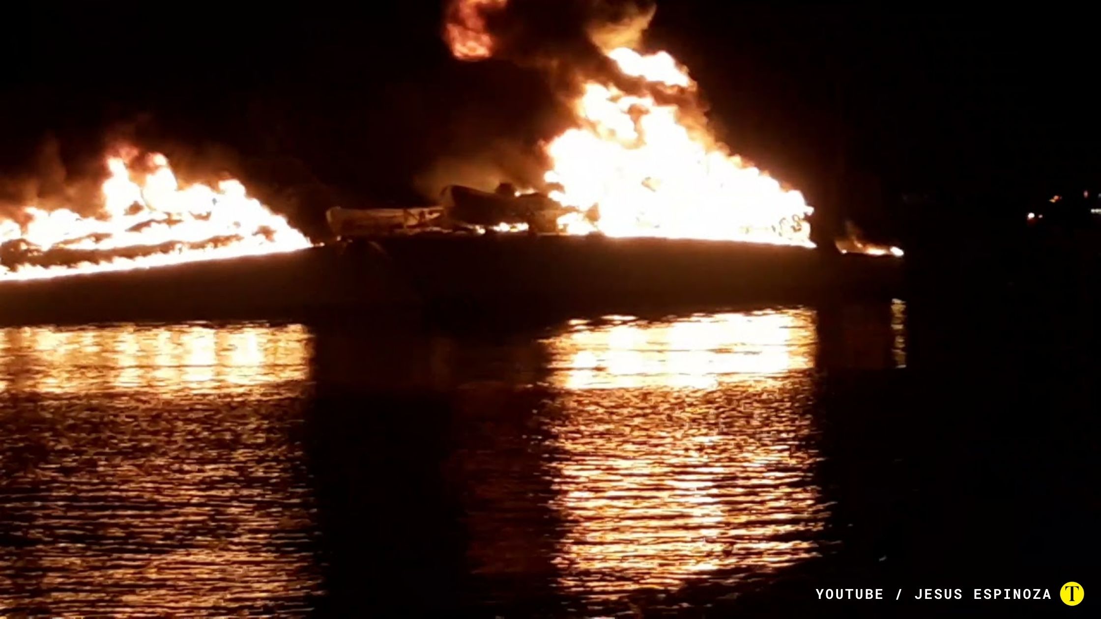 Embarcaciones se incendiaron en la Marina Punta Brava de Puerto Cabello