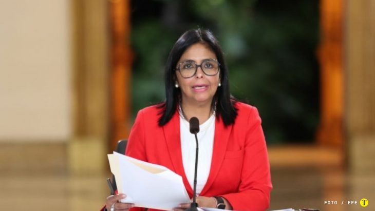Vicepresidenta de la administración de Nicolás Maduro, Delcy Rodríguez. Foto: EFE