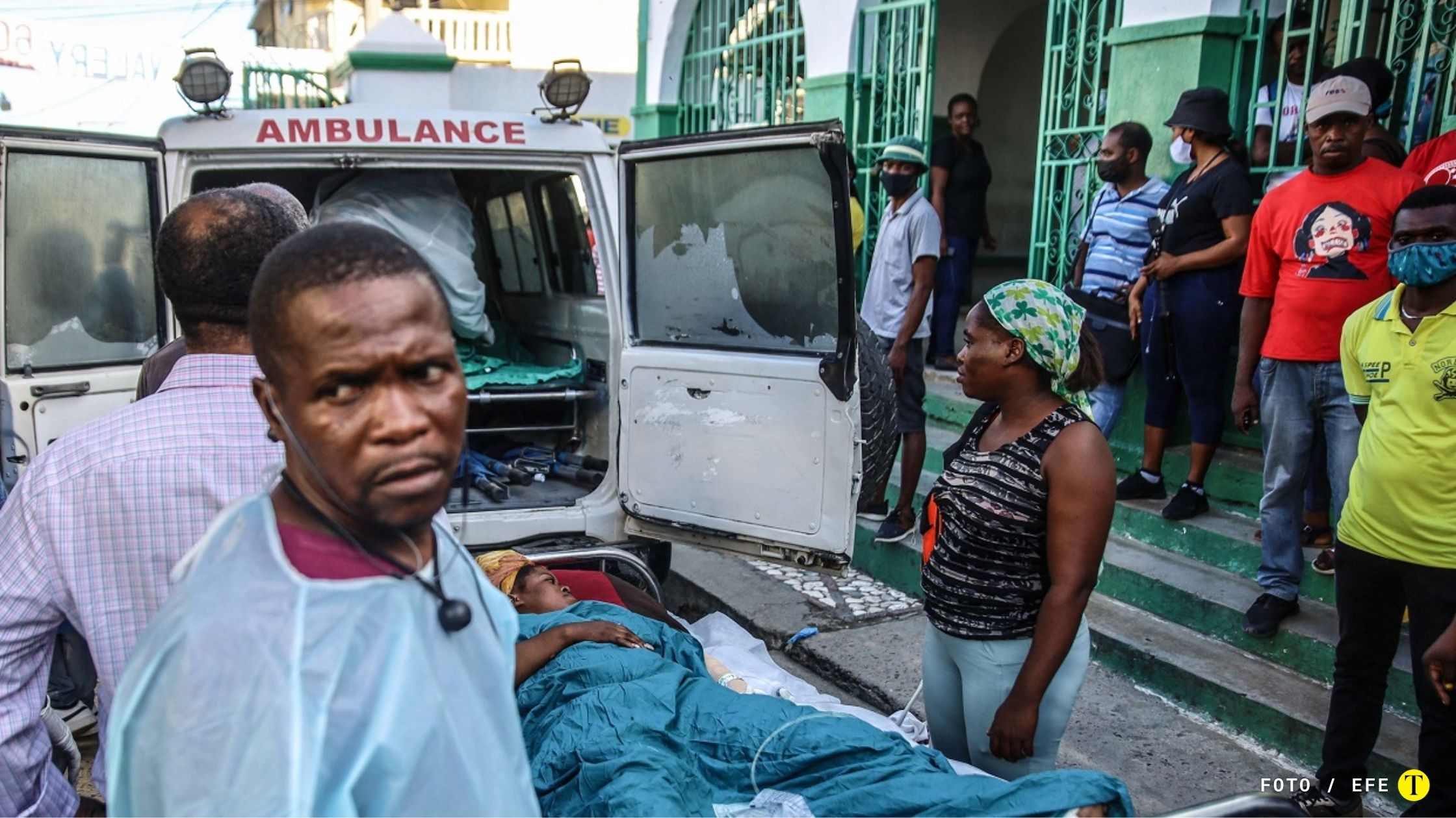 El número de fallecidos en la explosión de un camión cisterna ocurrida en Cap-Haitien, en el norte de Haití, aumentó a 95. Foto: EFE