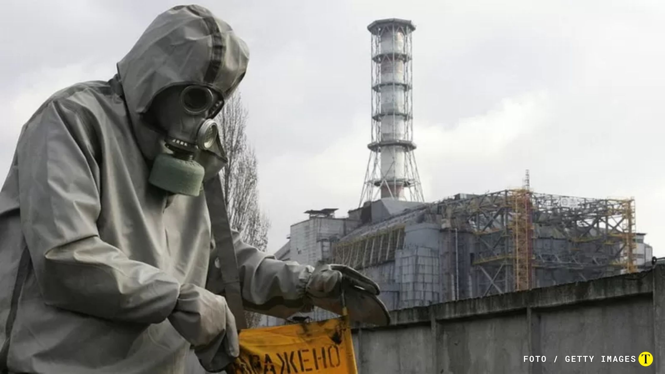 Ucrania dijo que Rusia tomó el control de la antigua central nuclear de Chernóbil, al norte de Kiev y cercano a la frontera con Bielorrusia. Foto: GETTY IMAGES